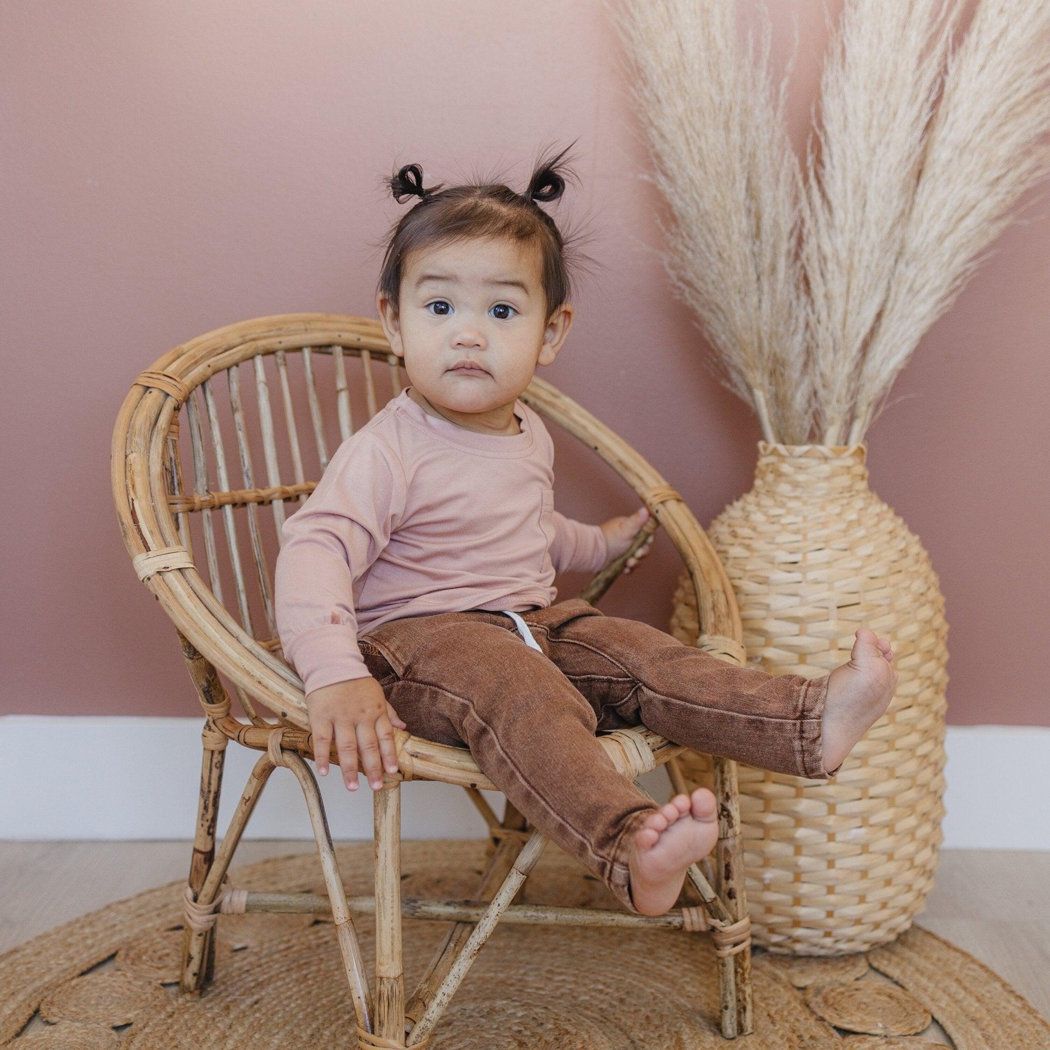 Ls Bamboo Pocket Tee - More Colors