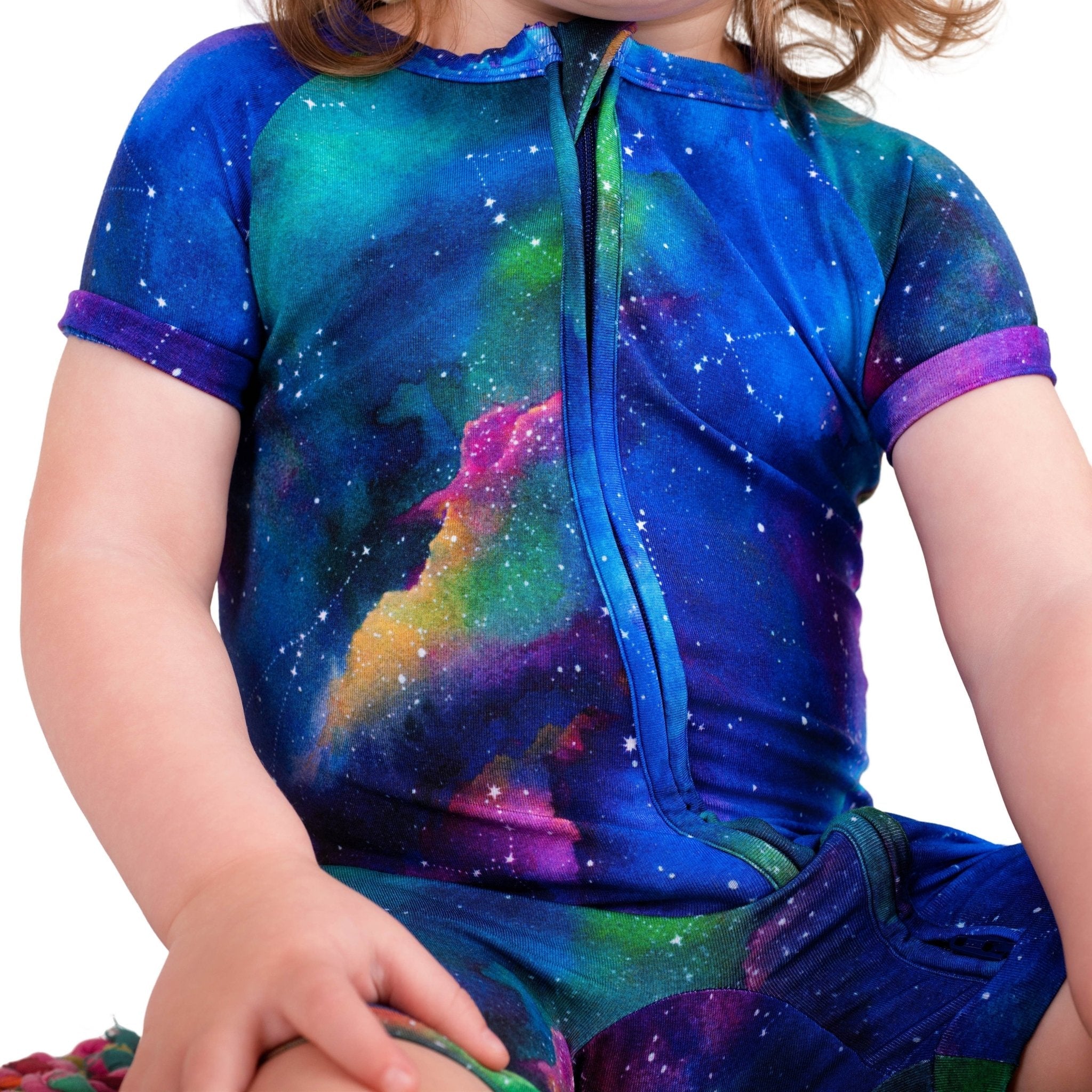 Luminara Galaxy Short Sleeve Romper