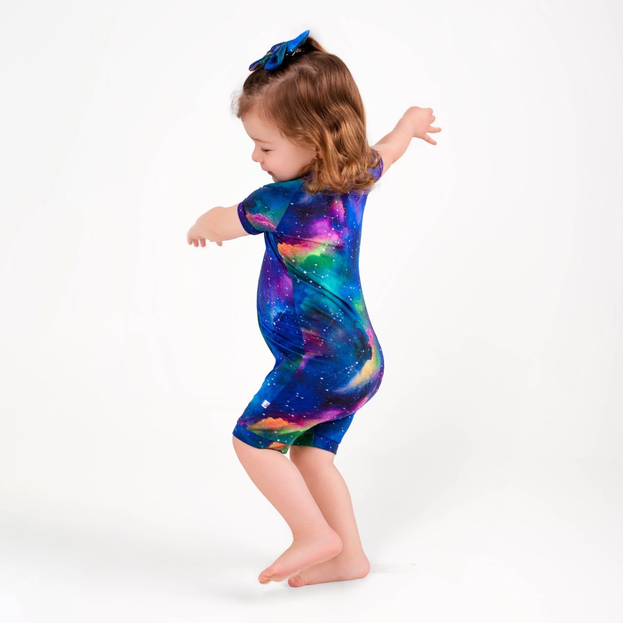 Luminara Galaxy Short Sleeve Romper