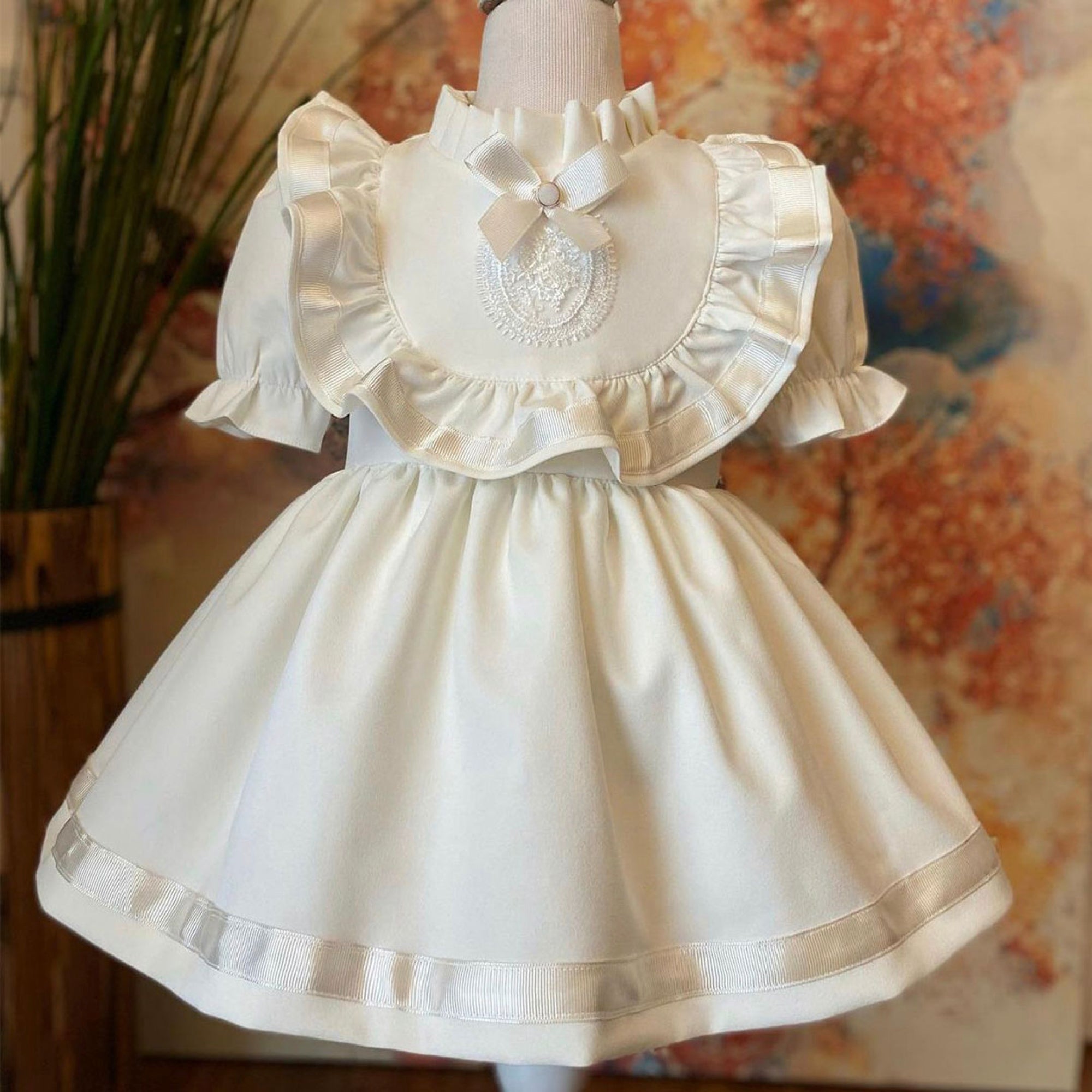 Luna White Party Dress
