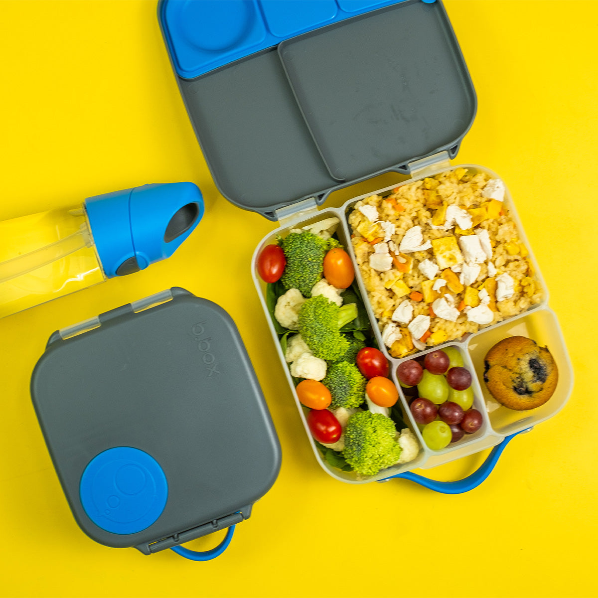 Lunch Time 3-pack - Blue Slate