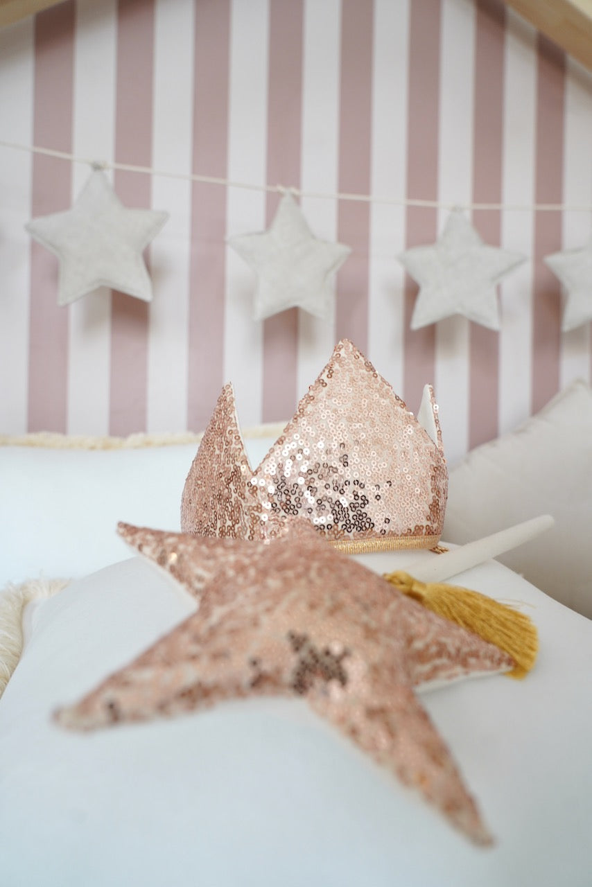 rose Gold Crown And Wand Magic Set