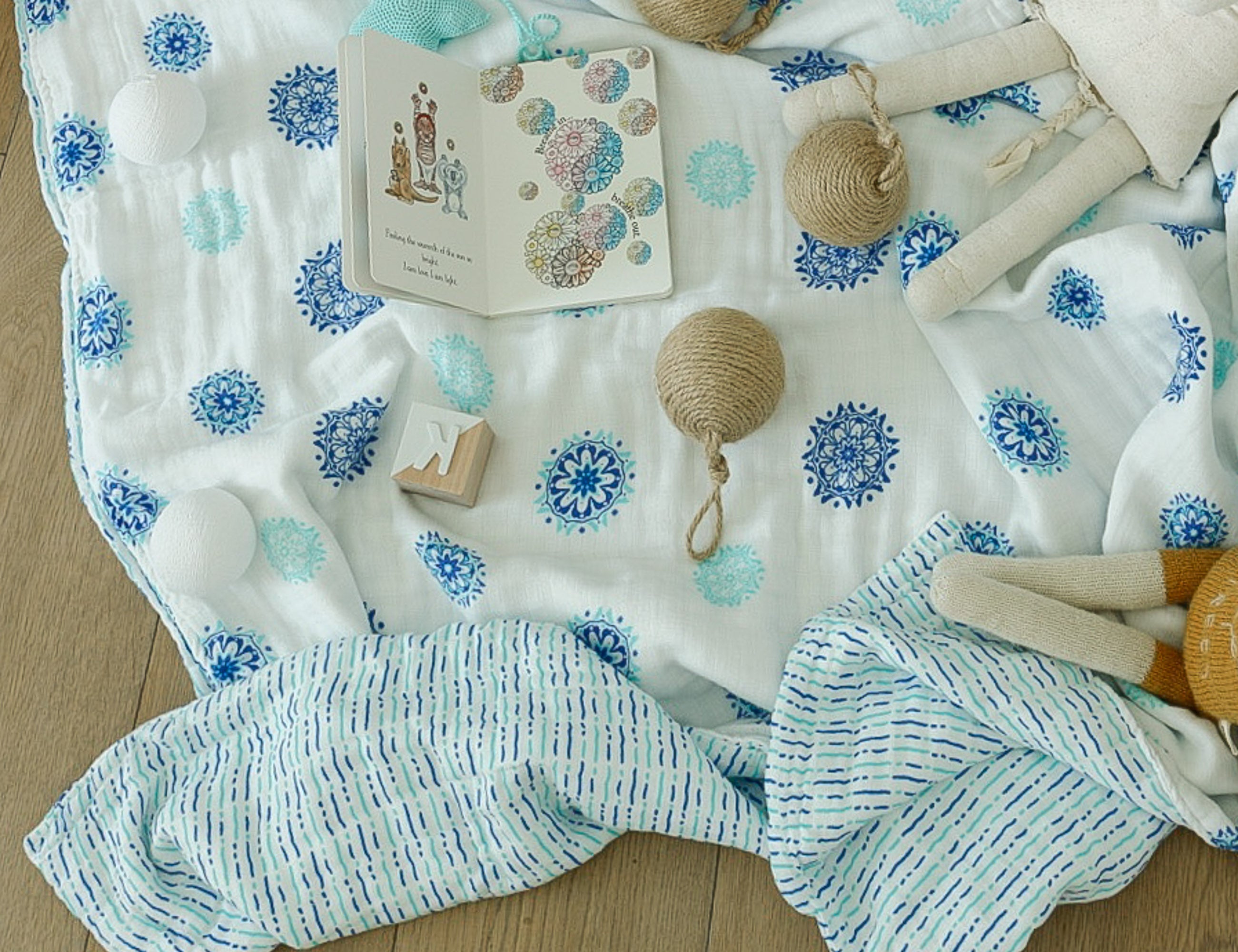 ORGANIC SNUG BLANKET - MANDALA