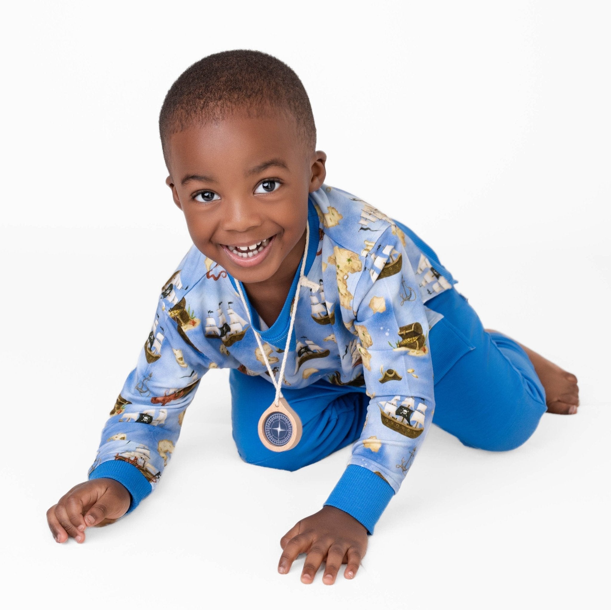 Maps And Mateys (pirate) Kids Jogger Set