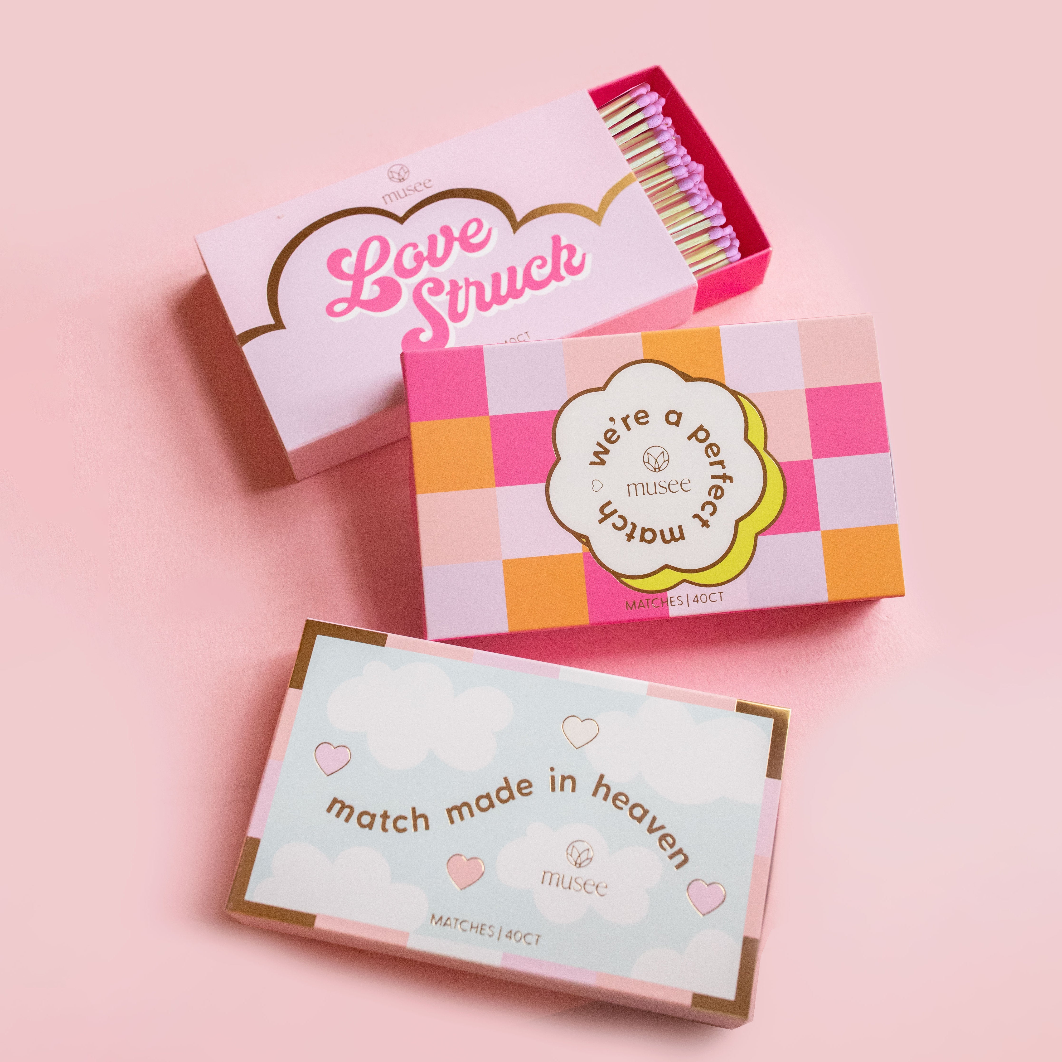 Love Struck Set Of Matches