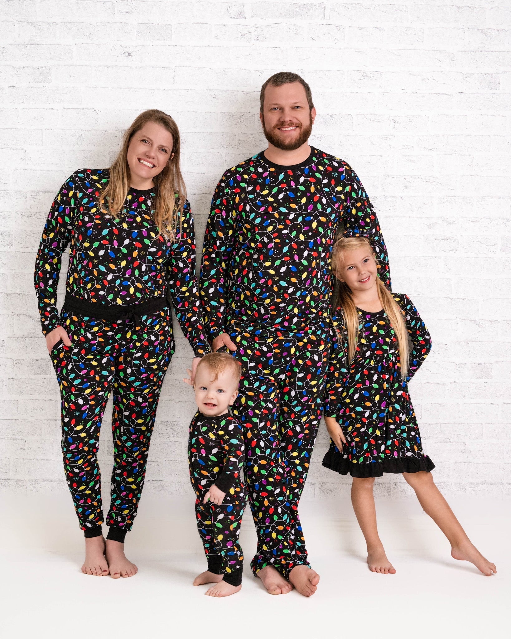 Holiday Lights | Unisex Adult Bamboo Pajama Top