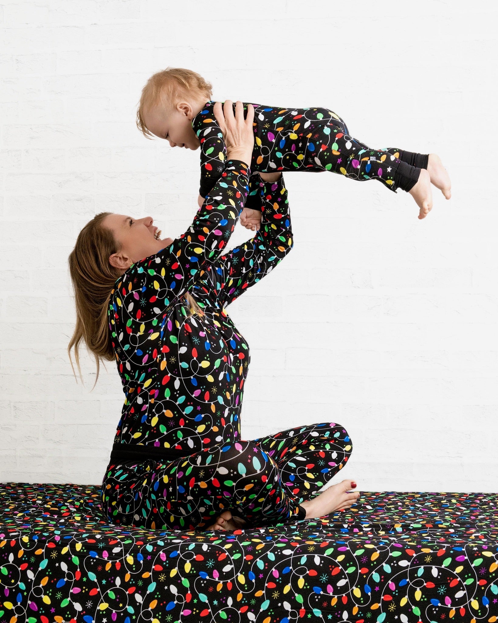 Holiday Lights | Unisex Adult Bamboo Pajama Top