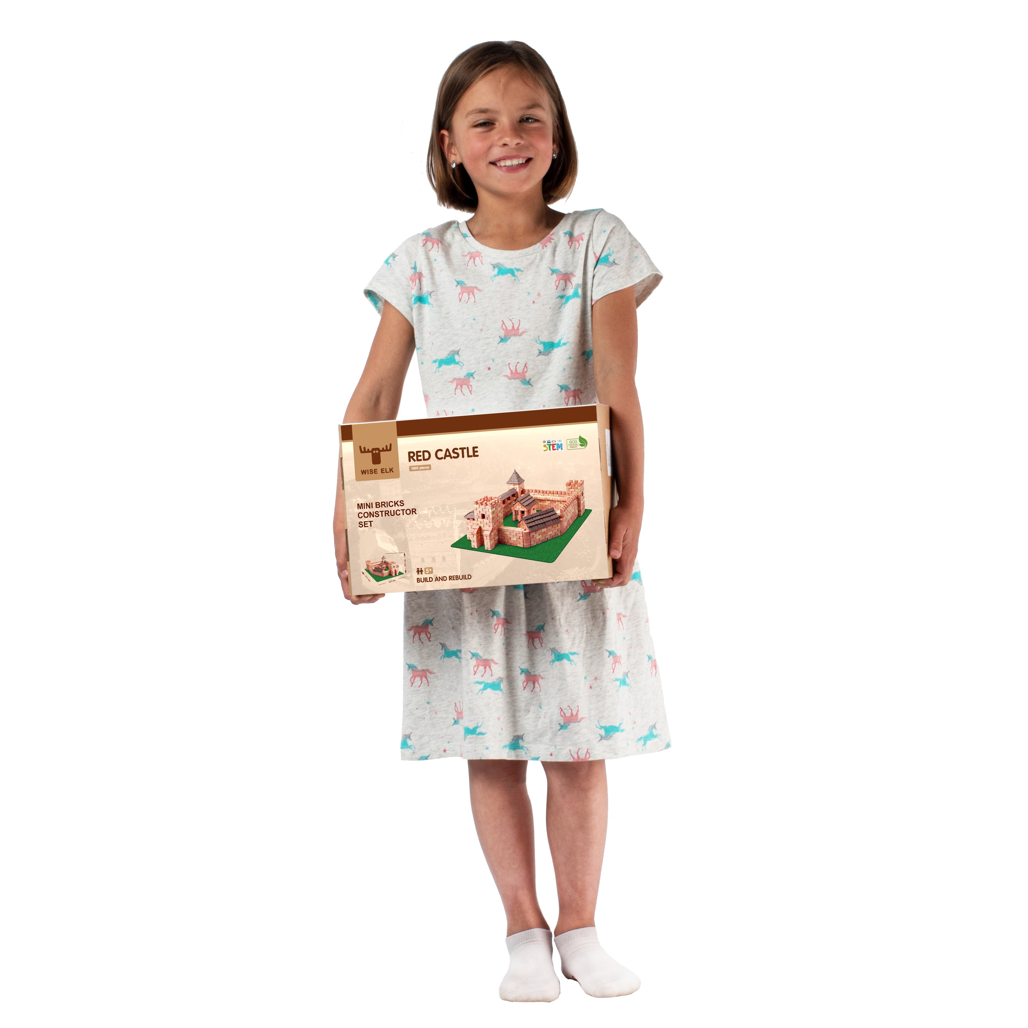 Wise Elk™ Red Castle | 1800 pcs. by Wise Elk