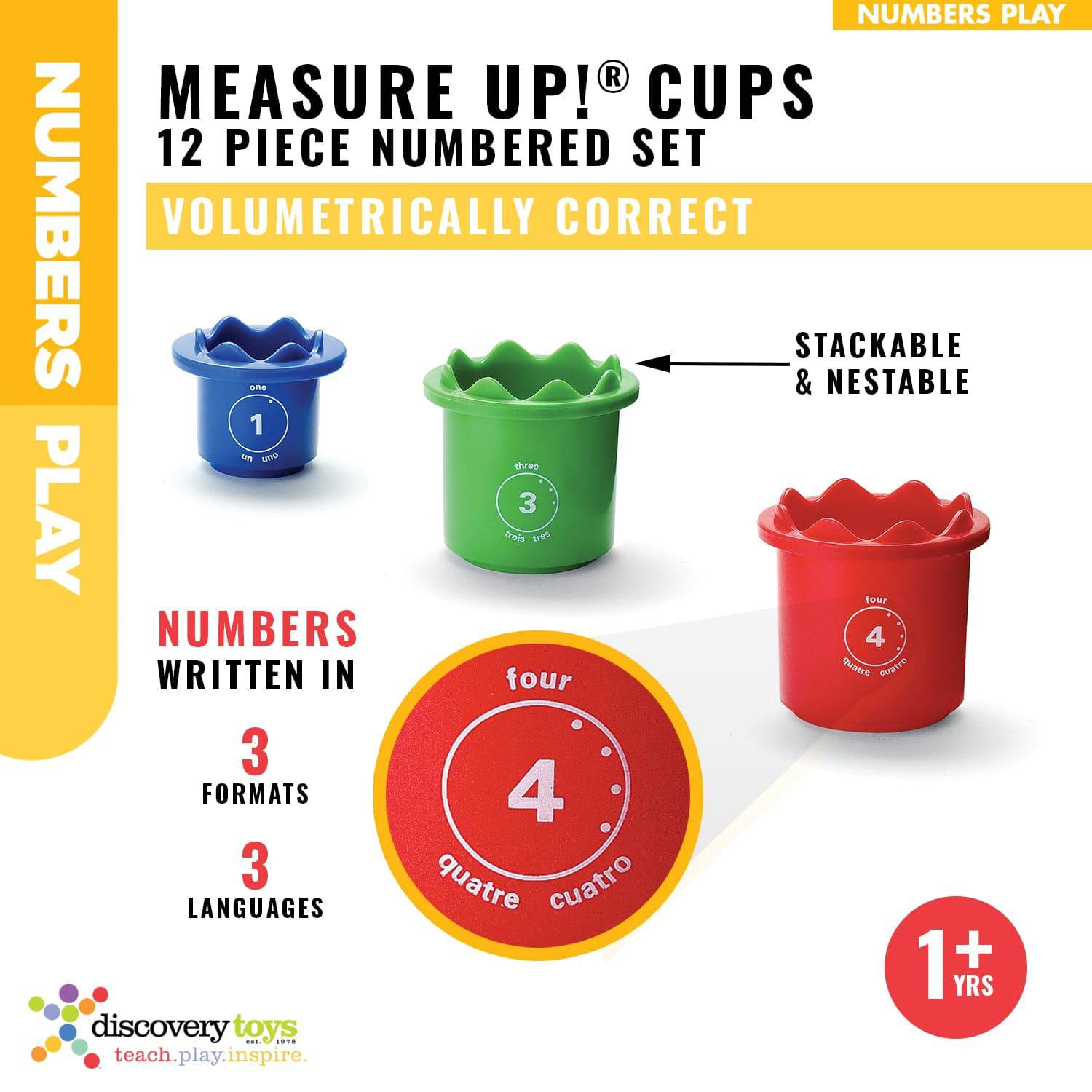 Measure Up! Cups Stack & Learn Set