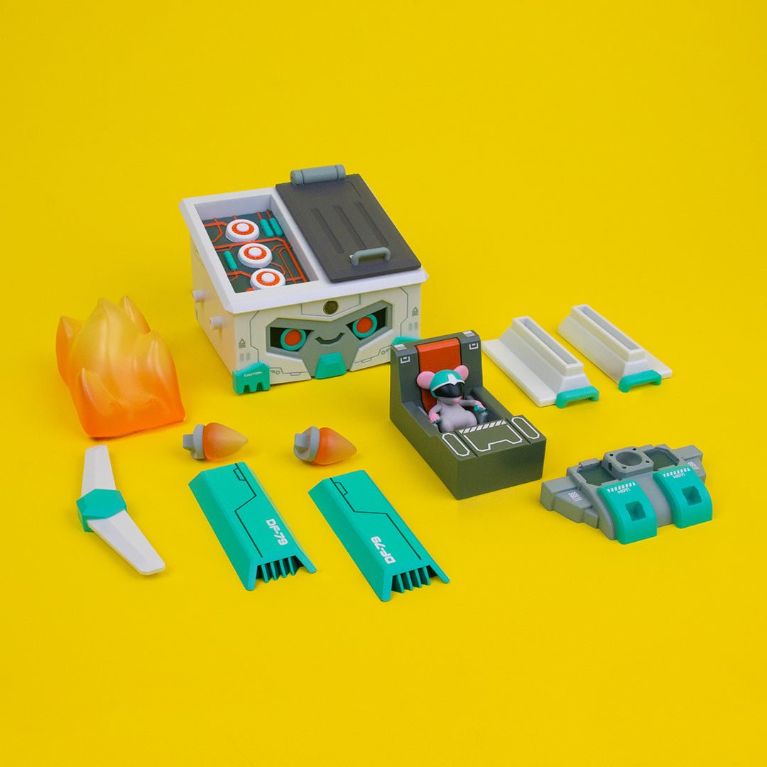 Mecha Dumpster Fire Df-79 Figure