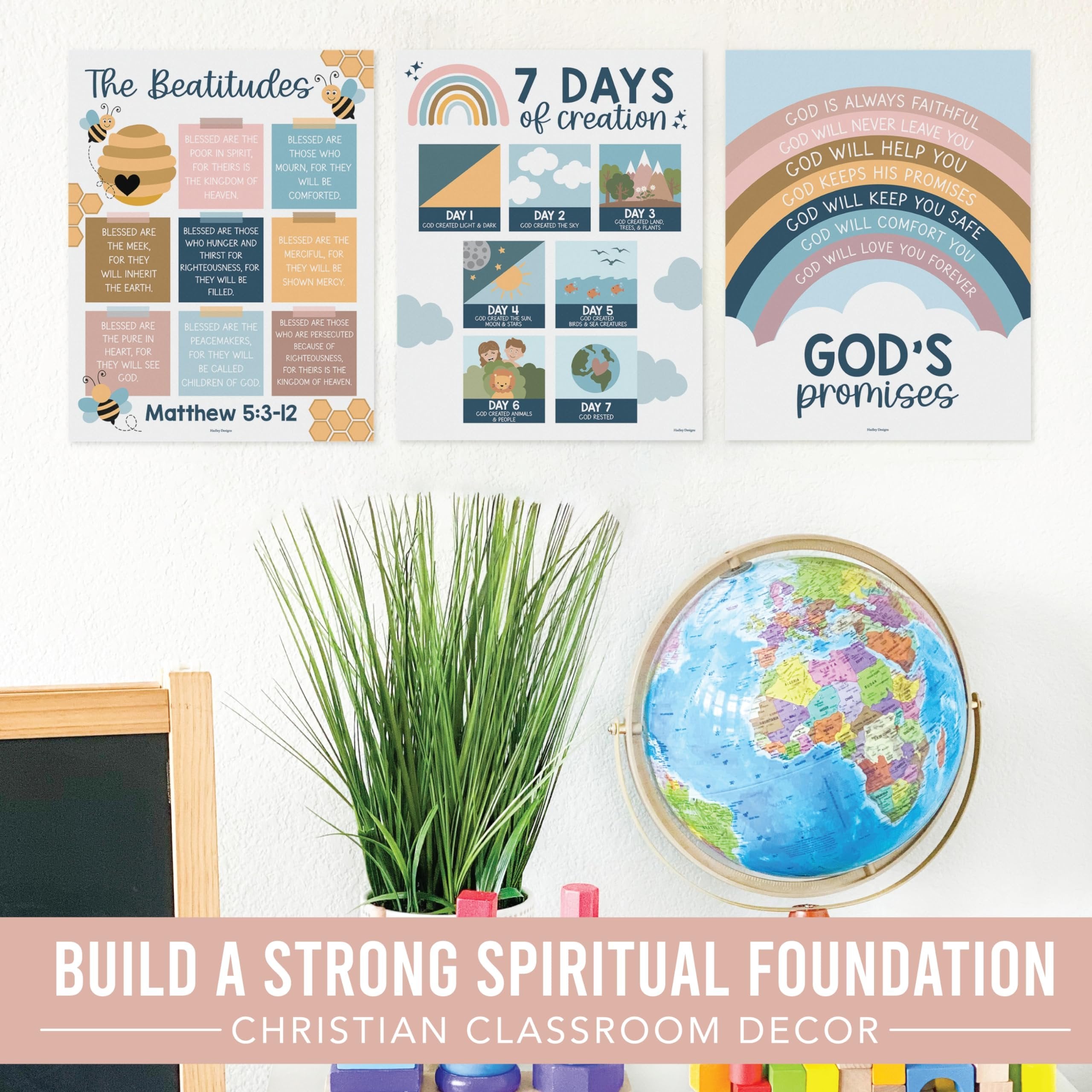 Bible Learning Kit, Boho 9 Poster Pack