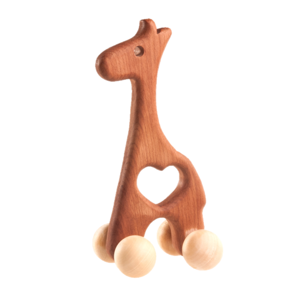 Wooden Giraffe Push Toy