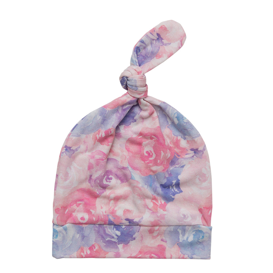 Newborn Top Knot Hat - Bouquet