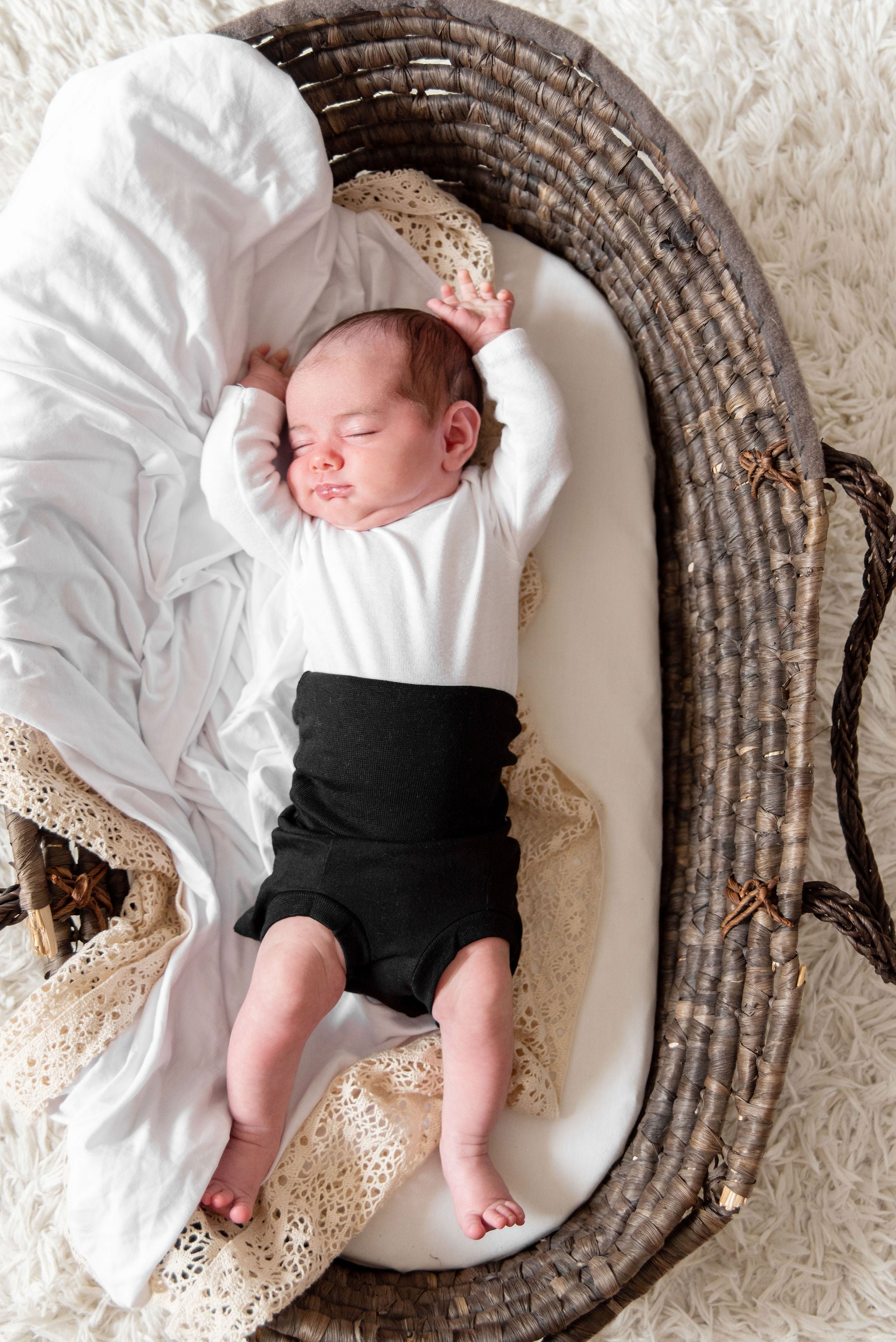 Colic & Gas Relief Newborn Belly Bloomer For Unisex - Noir