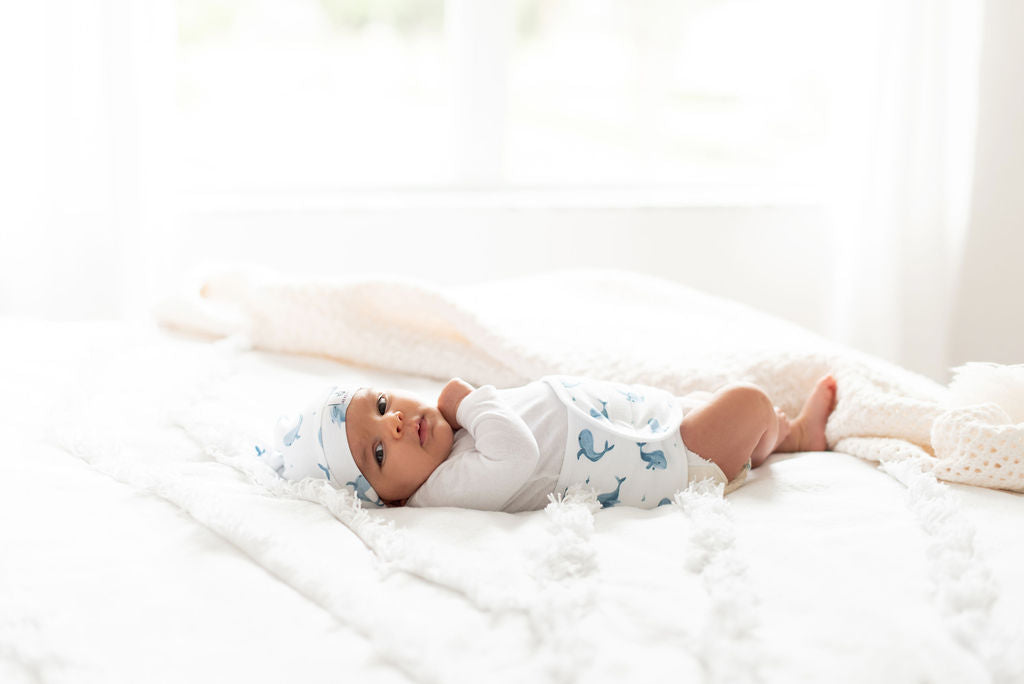 Newborn Top Knot Hat - Ceta