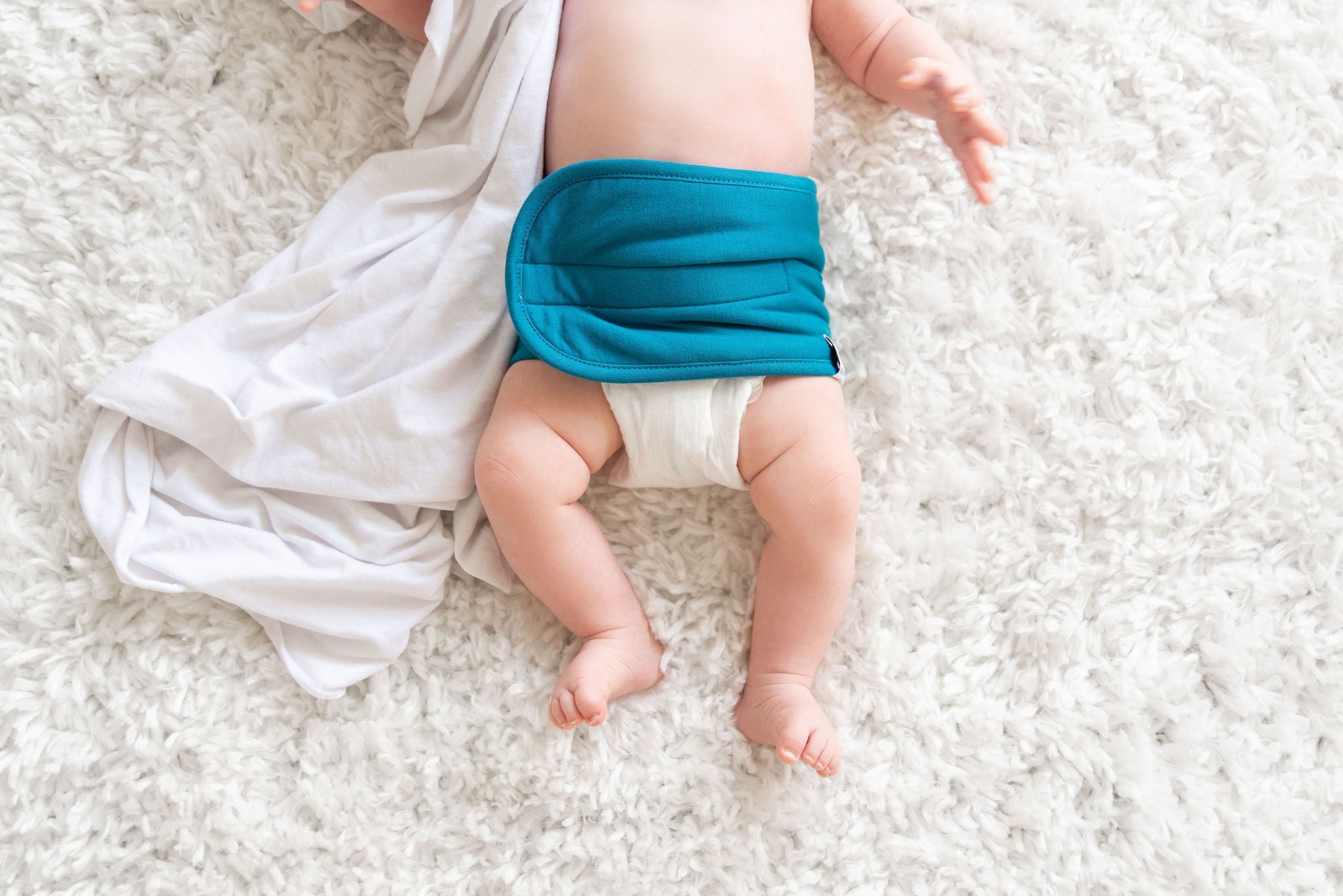 Colic & Gas Relief Baby Belly Band - Ocean