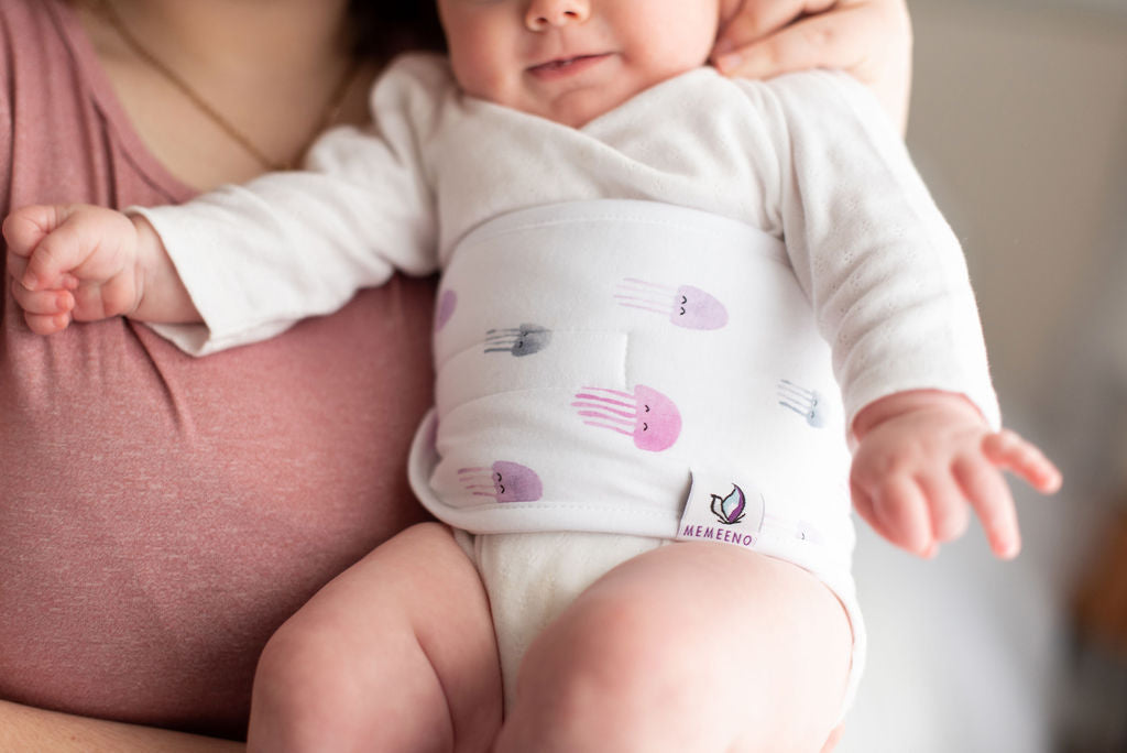 Colic & Gas Relief Baby Belly Band - Aurelia (jellyfish)