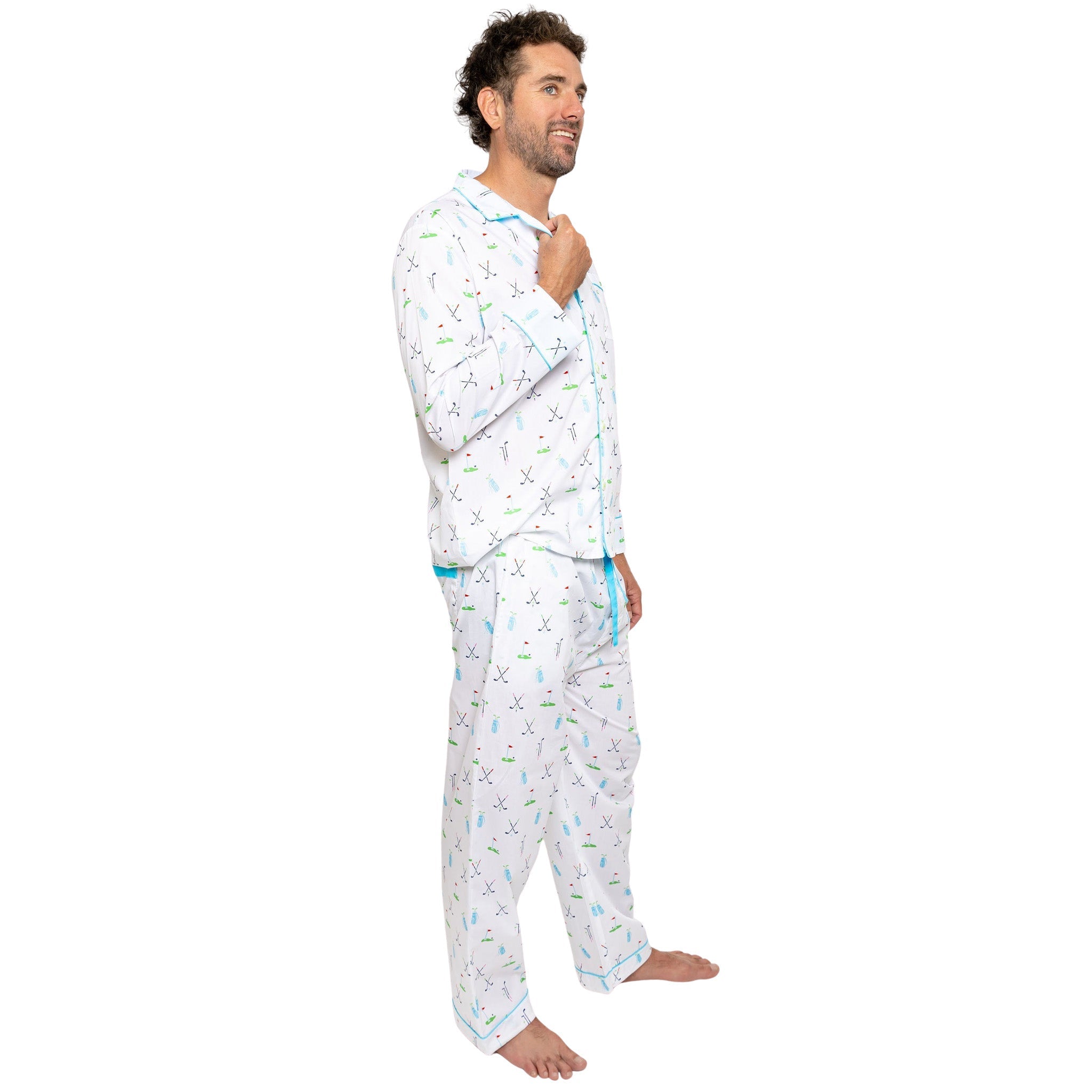 Men's Golf Long Pj Set