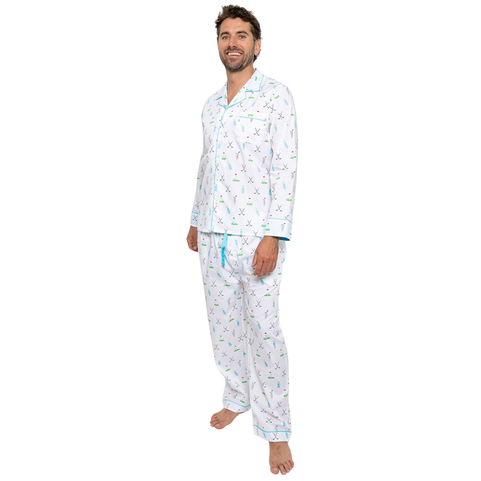 Men's Golf Long Pj Set