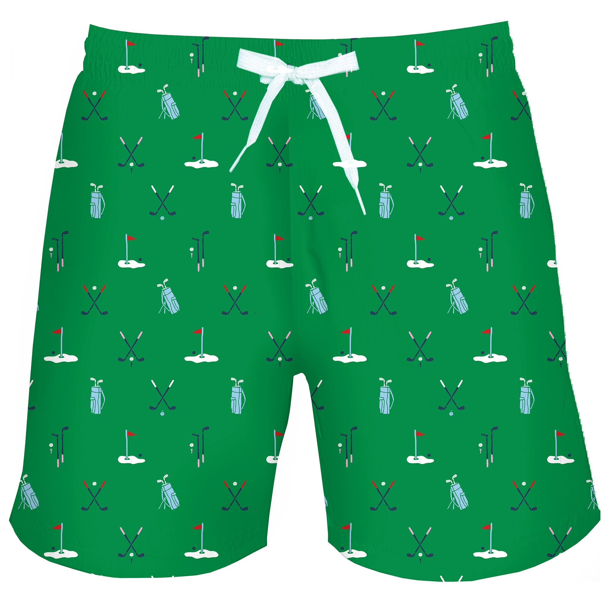 Men's Golf Green Swim Shorts