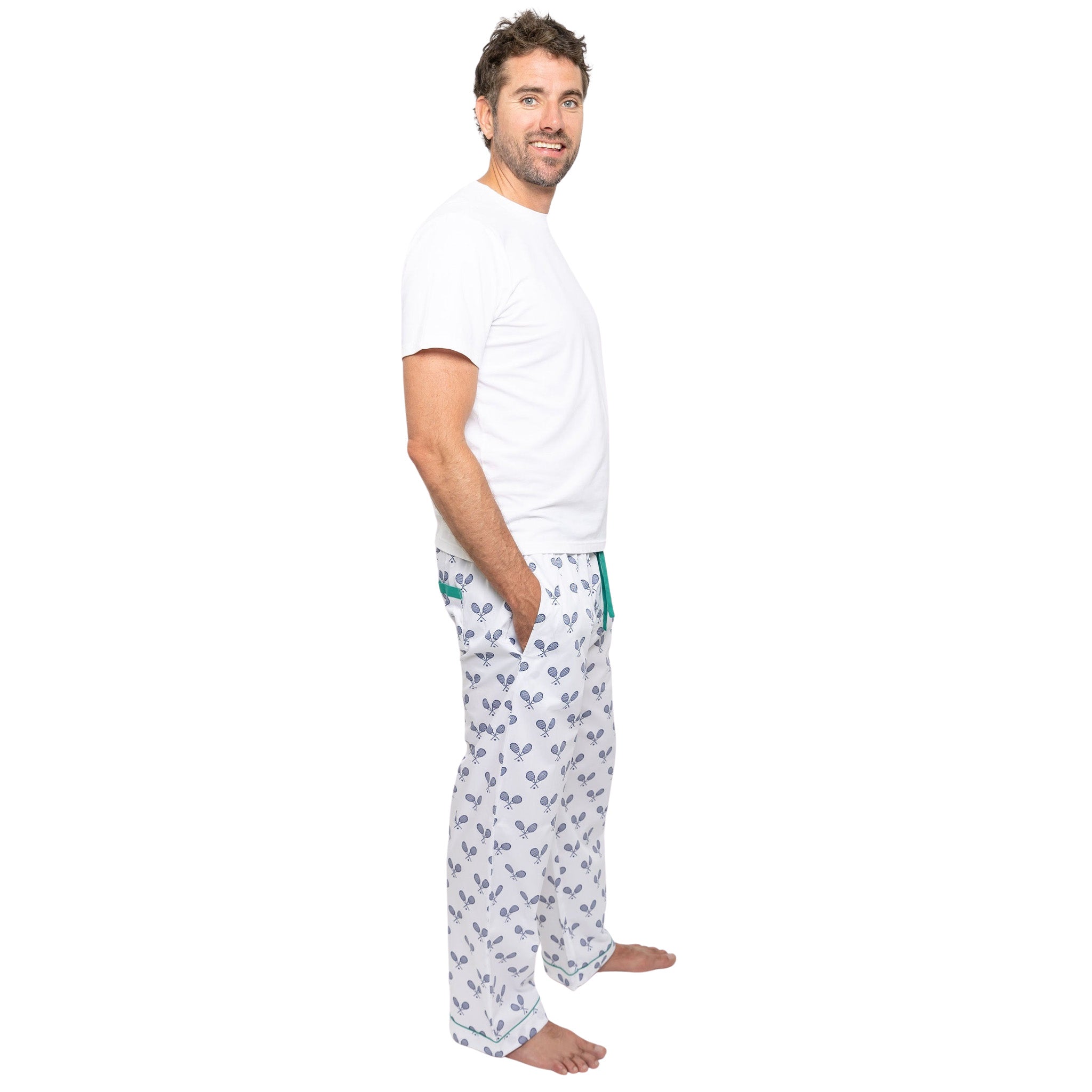 Men's Tennis Navy Pj Pants