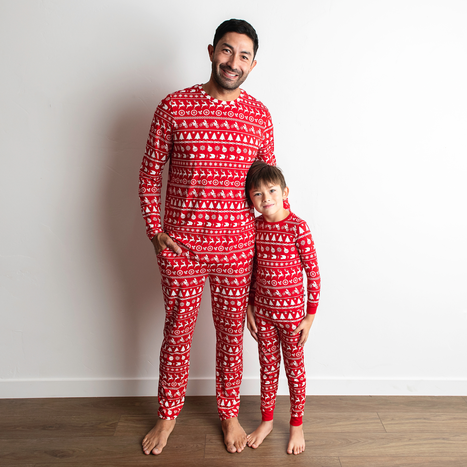 Crew Neck Bamboo Christmas Pajamas