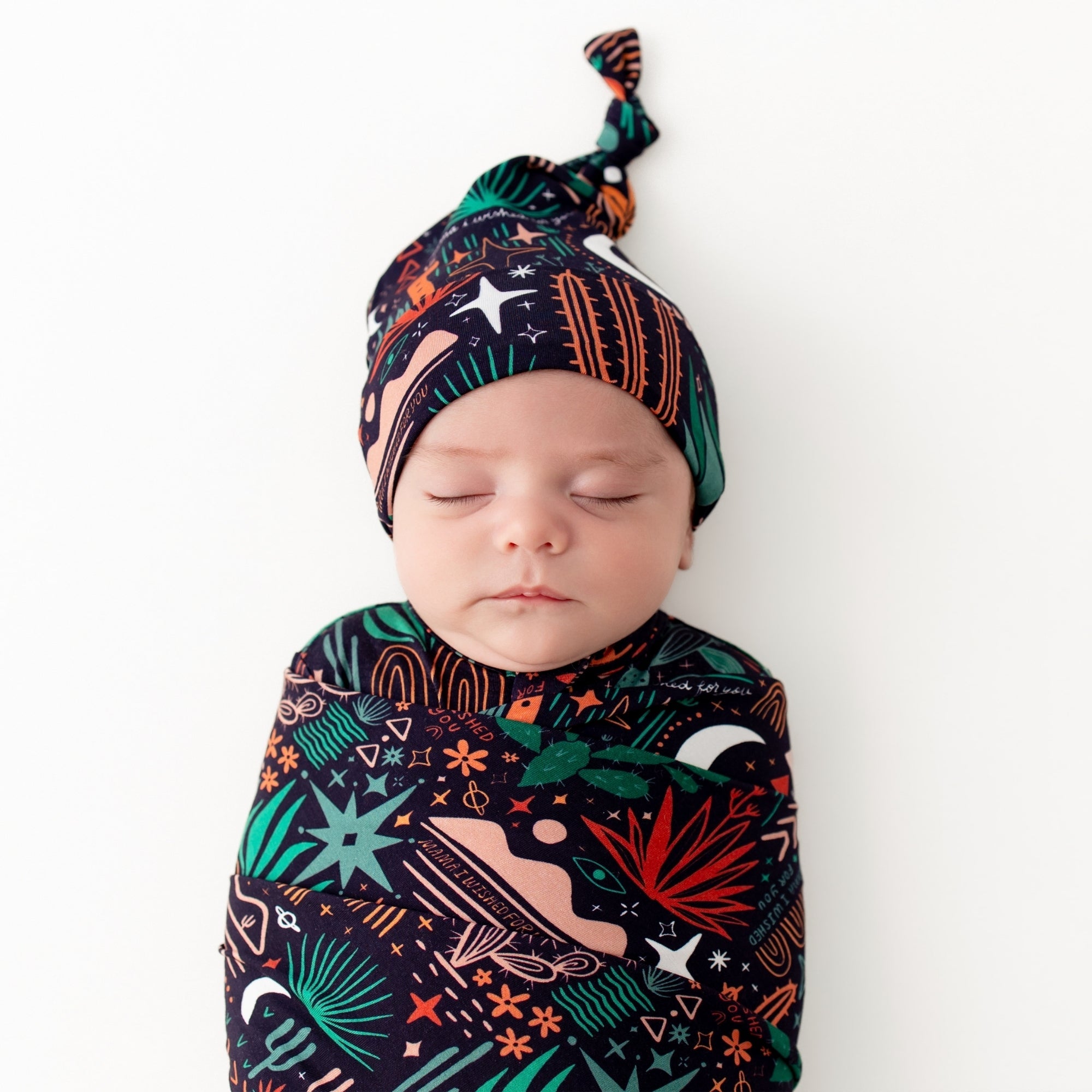 The Softknot Cap | Desert Cactus (midnight)