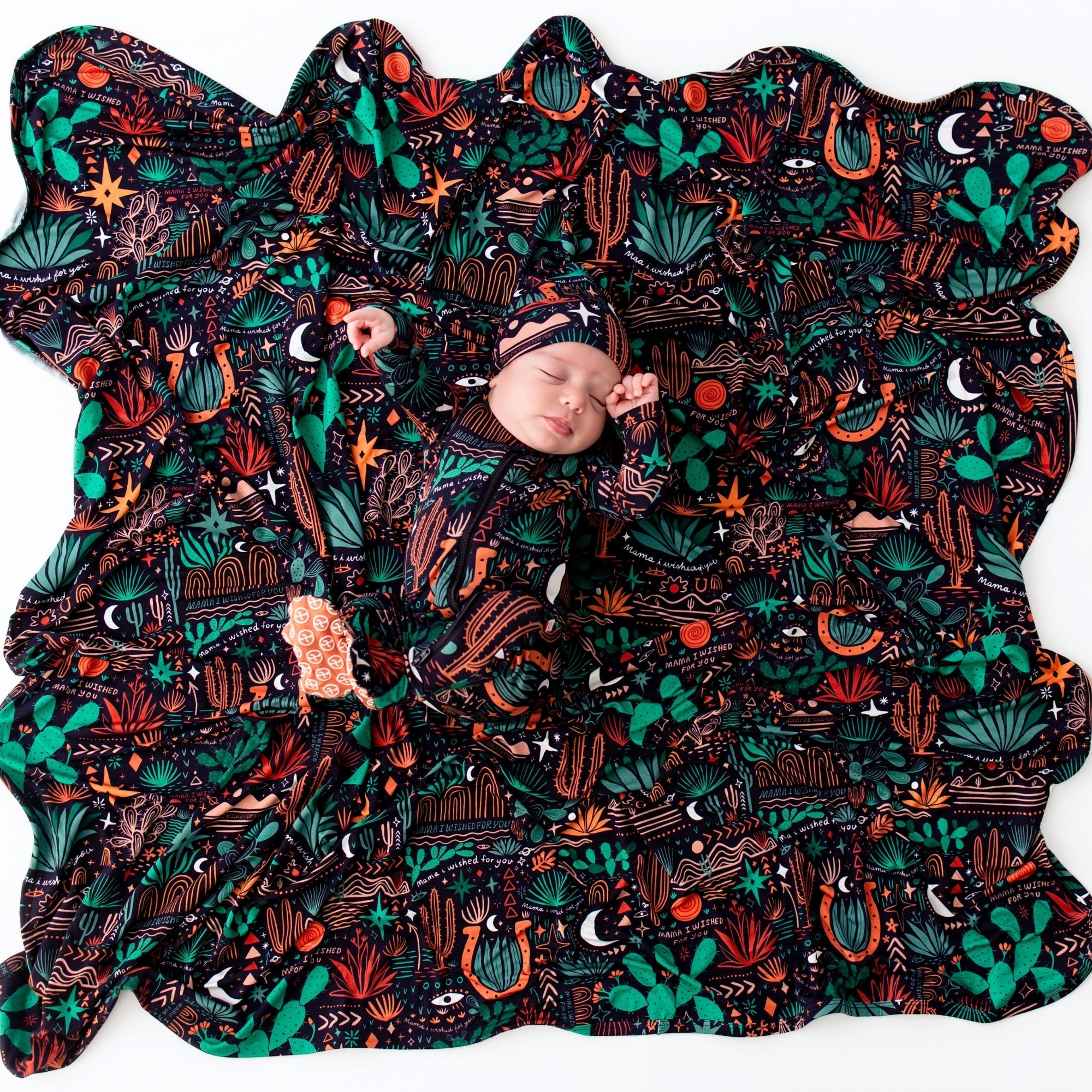 The Second-skin Footie | Desert Cactus (midnight)