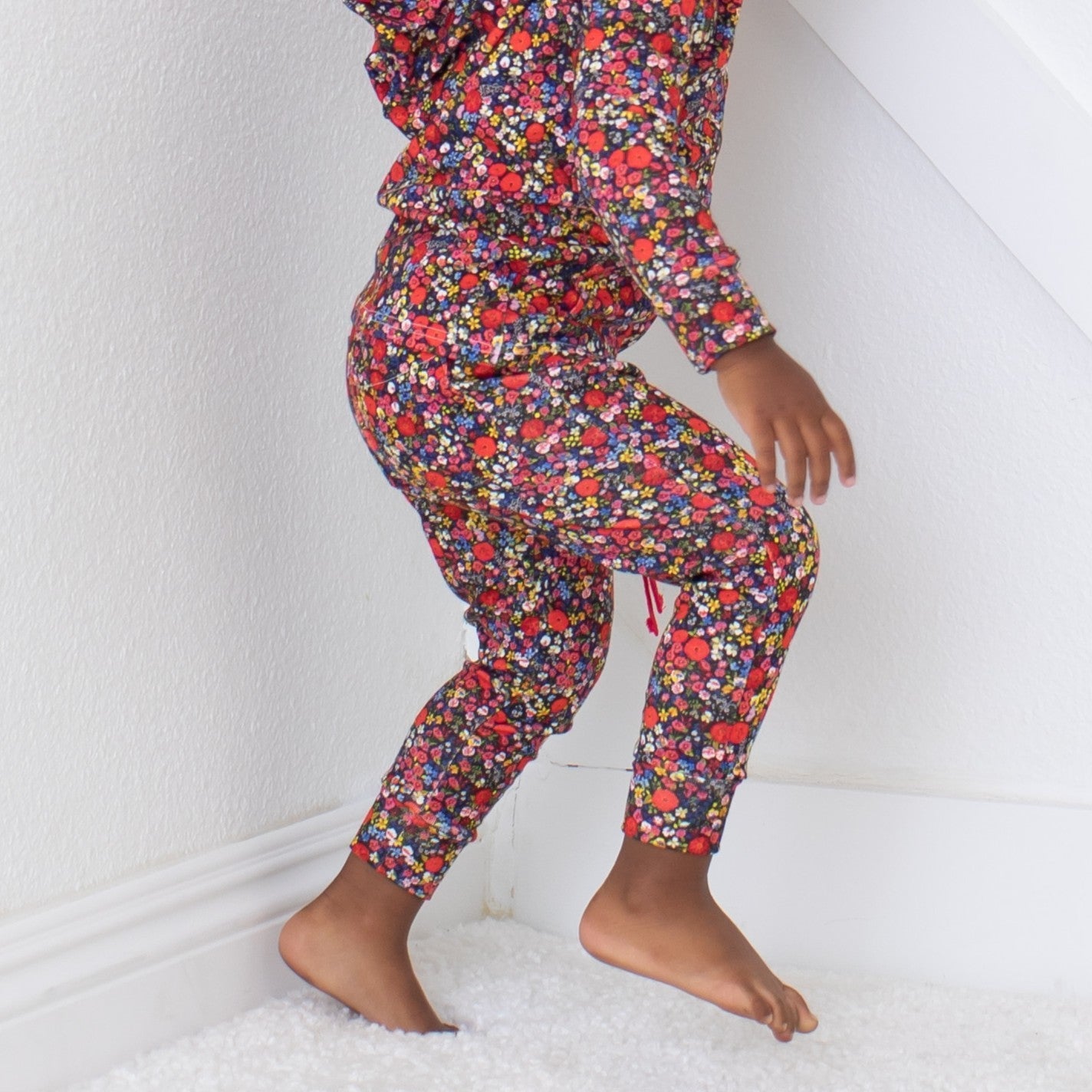 Midnight Petals Relaxed Fit Jogger