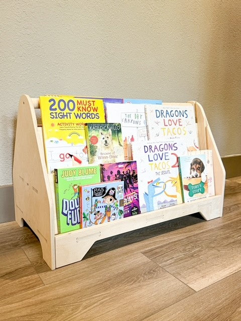 Miguel- Double Sided Portable Bookshelf