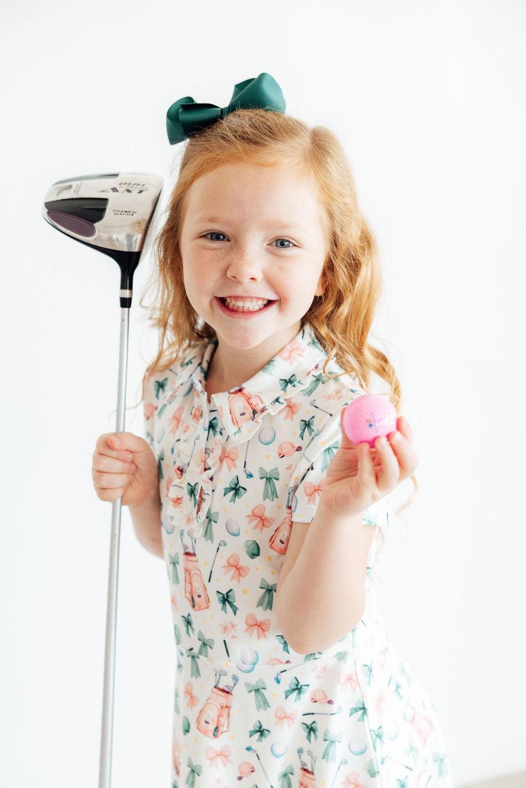 Birdies & Bows S/s Polo Dress