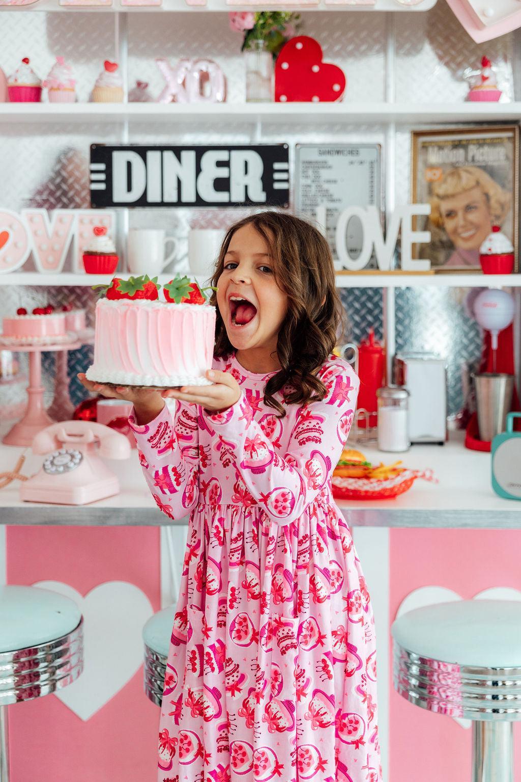 Vintage Cakes L/s Pocket Twirl Dress