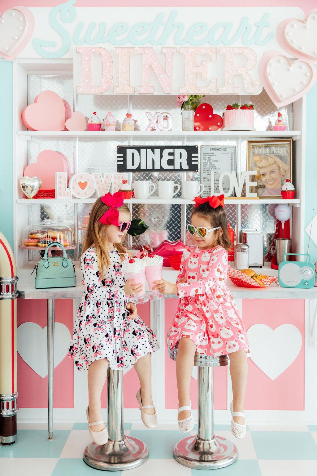 Love You Spots L/s Pocket Twirl Dress