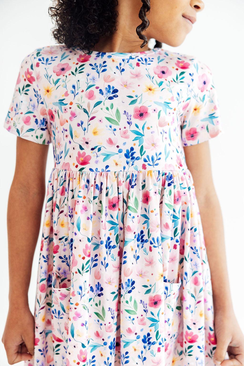 Morning Meadows S/s Pocket Twirl Dress