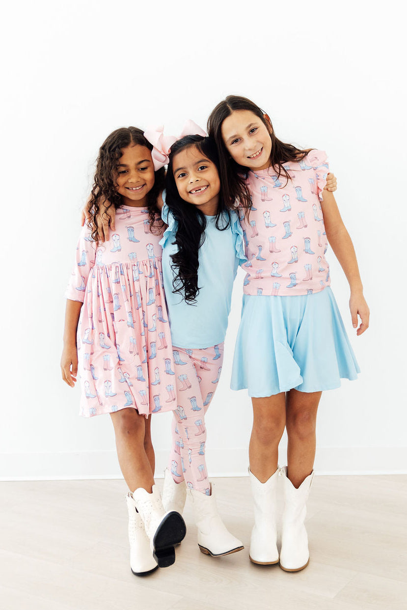 Ribbons & Rodeos S/s Ruffle Tee