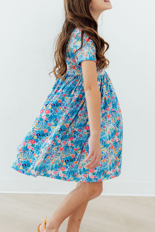 Blooming In Wonderland S/s Pocket Twirl Dress