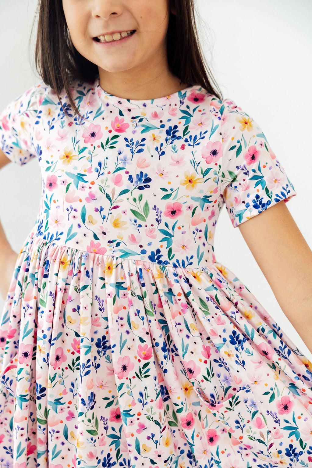 Morning Meadows S/s Pocket Twirl Dress