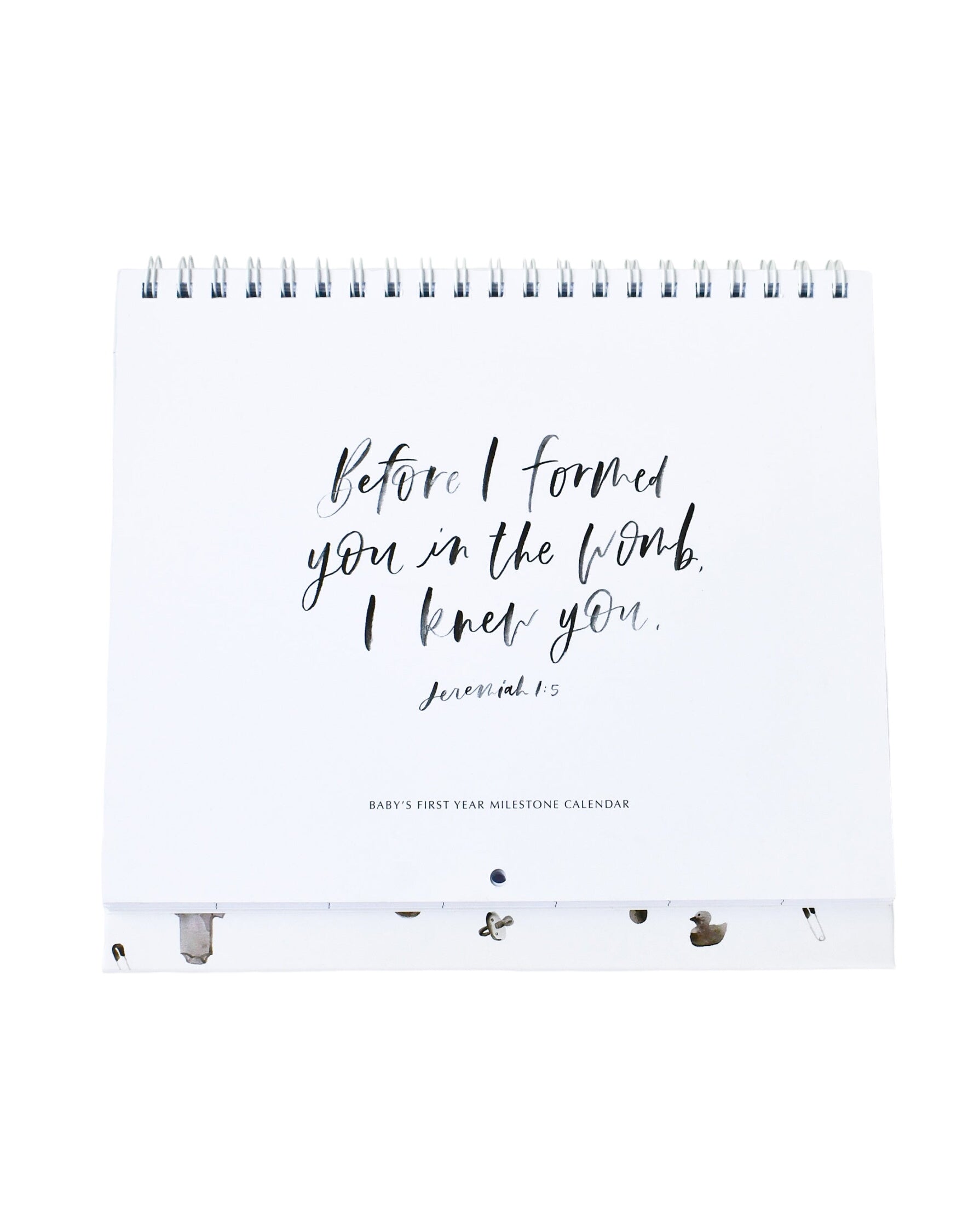 Christian Baby Milestone Calendar