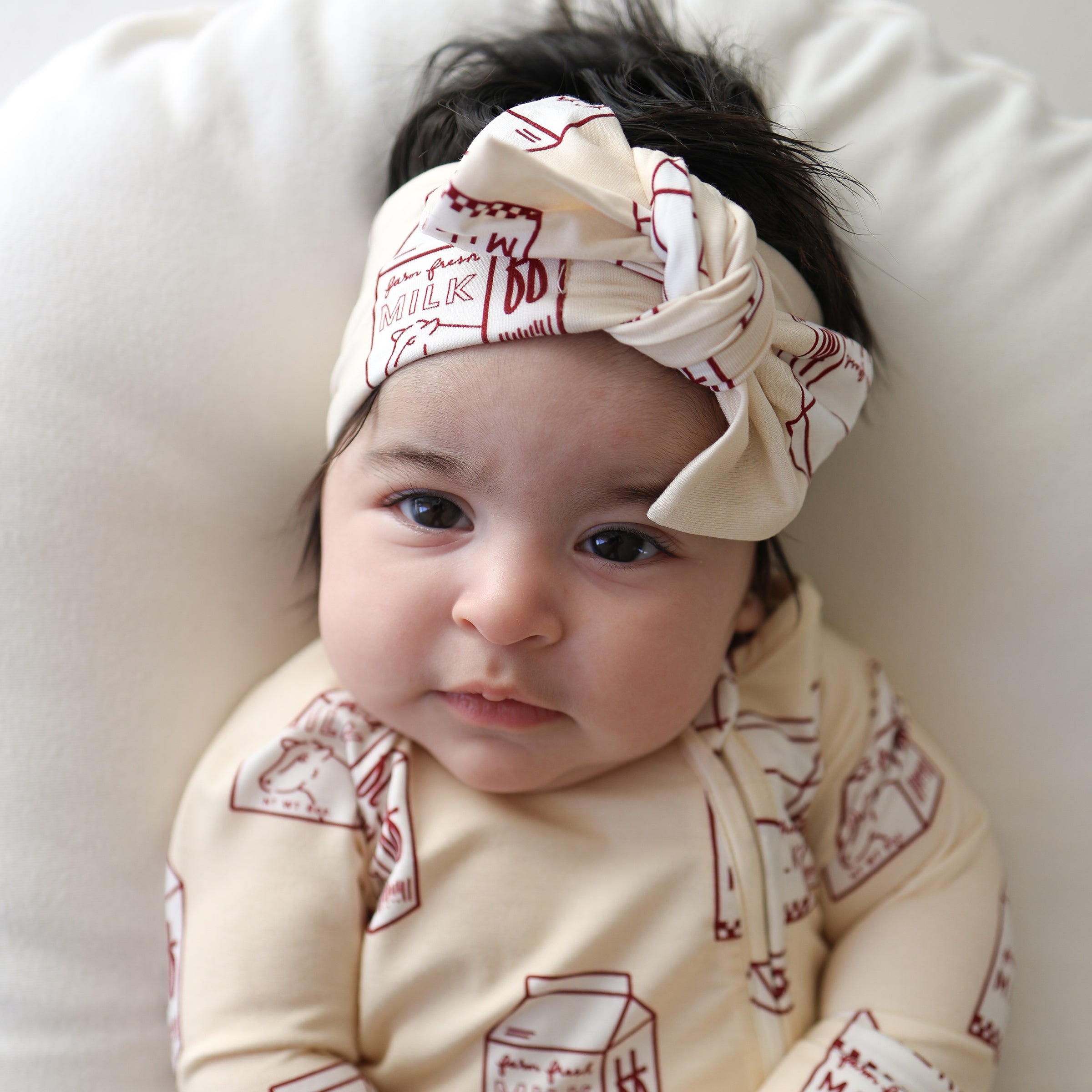 Bamboo Head Wrap | Milk