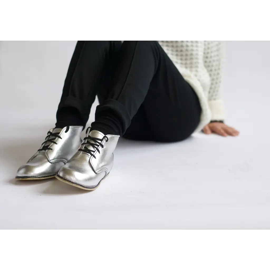 Milo Boot - Silver (leather Sole)