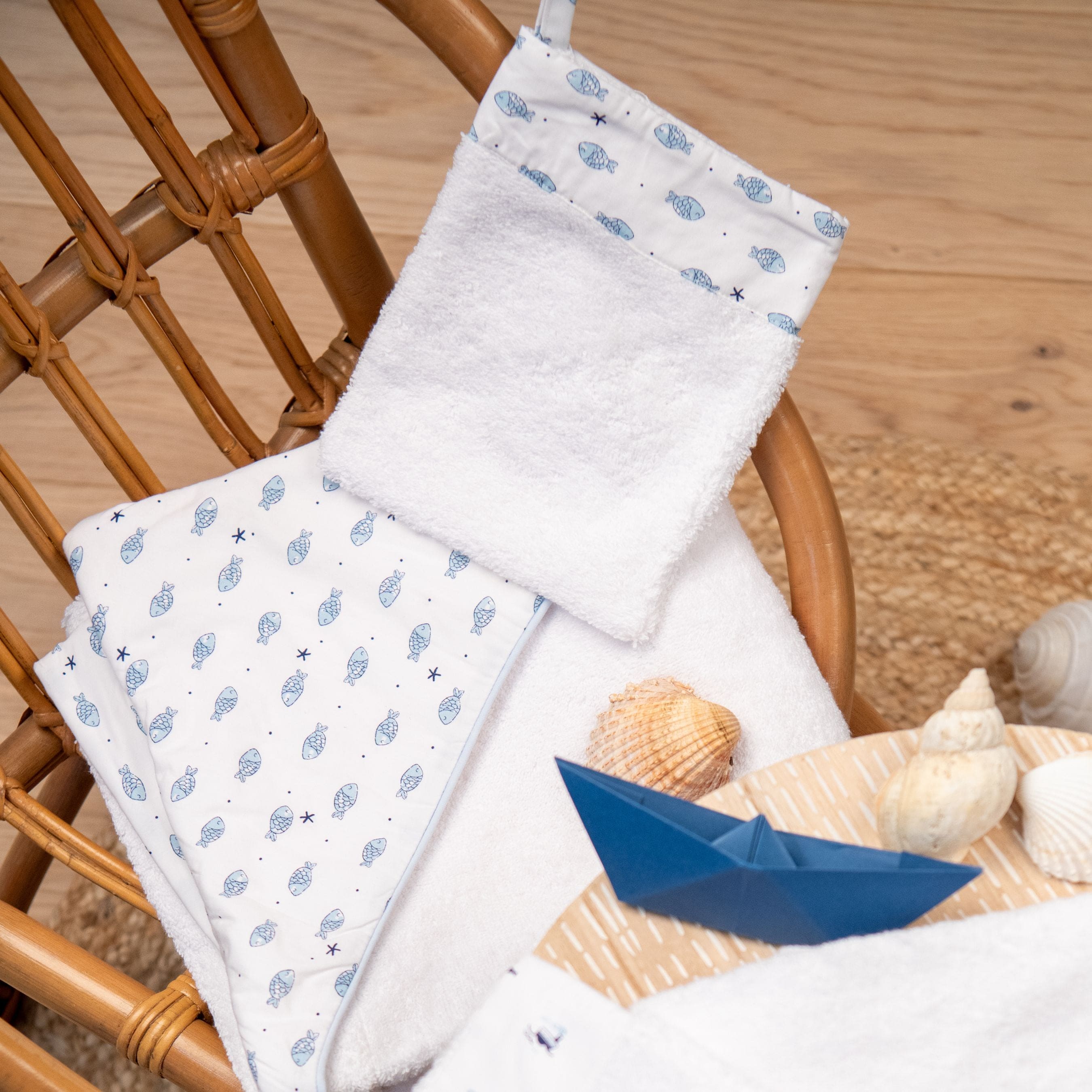 Milo | Hooded Baby Towel (80cm)