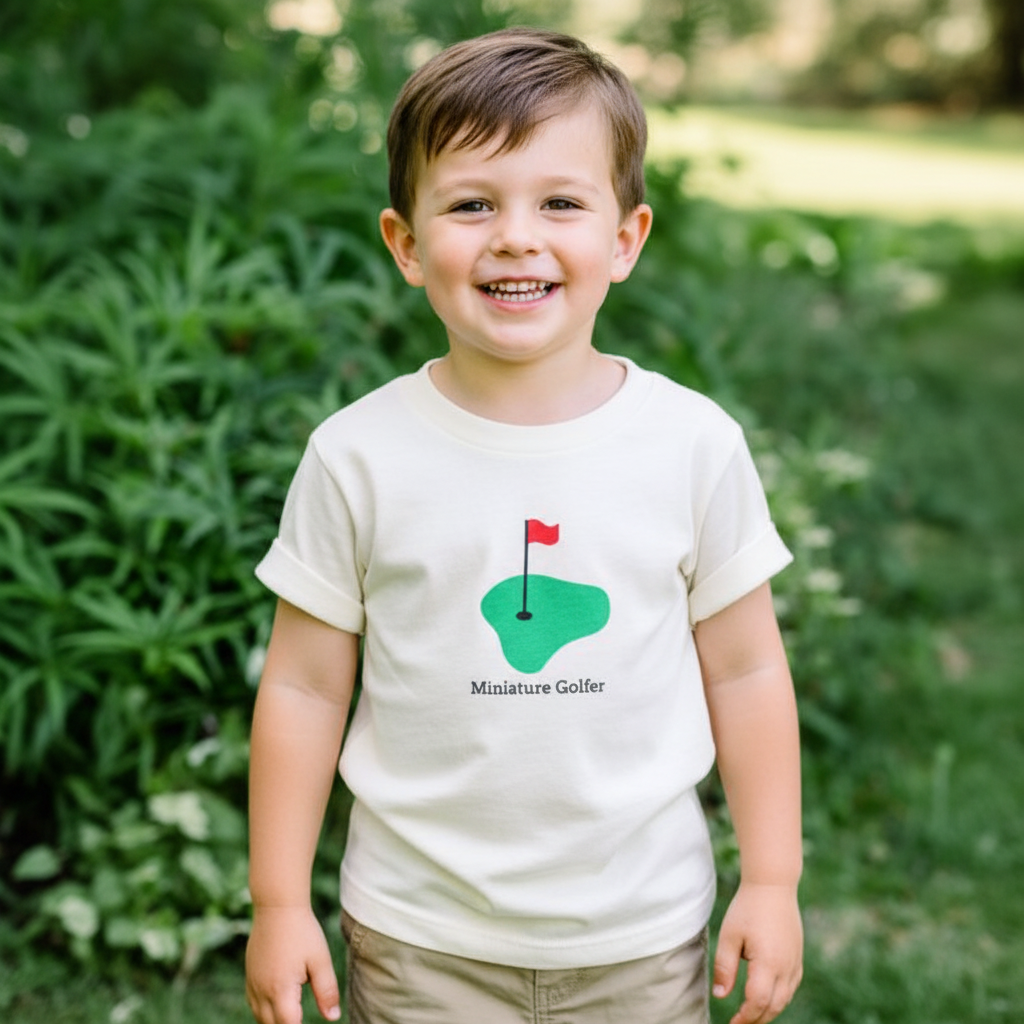 Mini Golfer Kids T-shirt