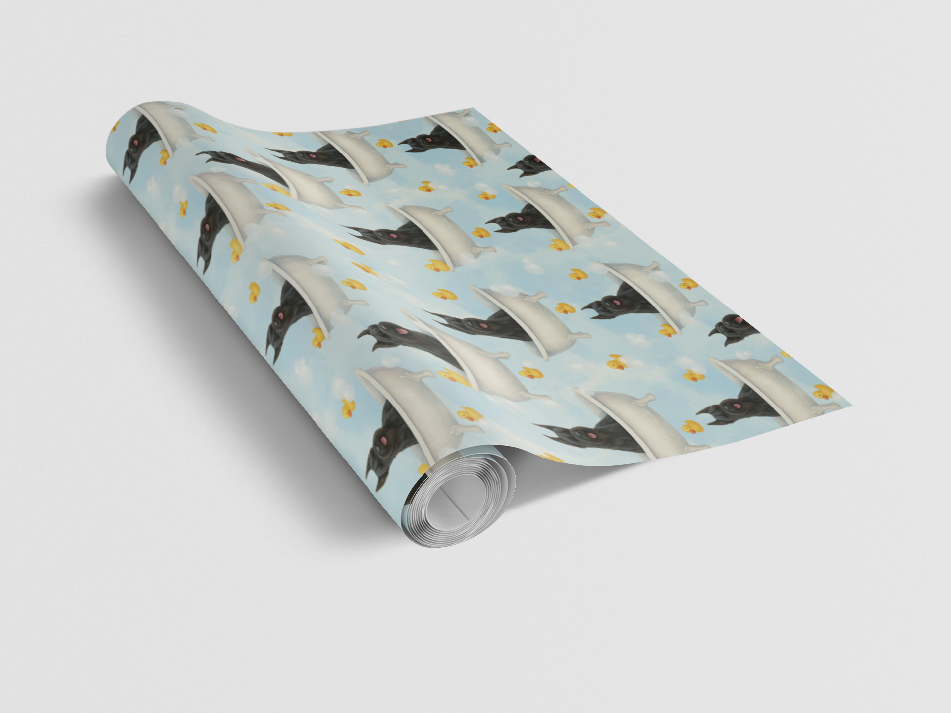 Rubber Ducky Giant Schnauzer Splash