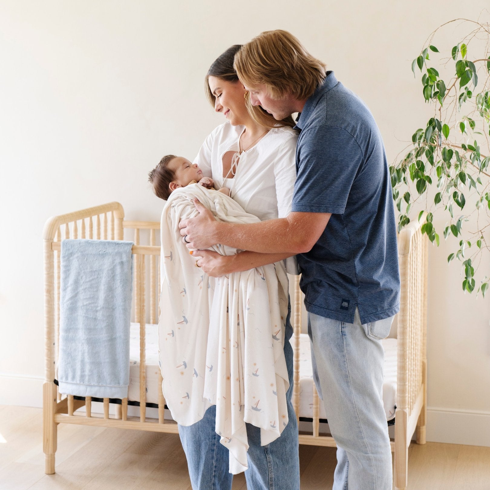 Minky Stretch Luxe Swaddle/blanket