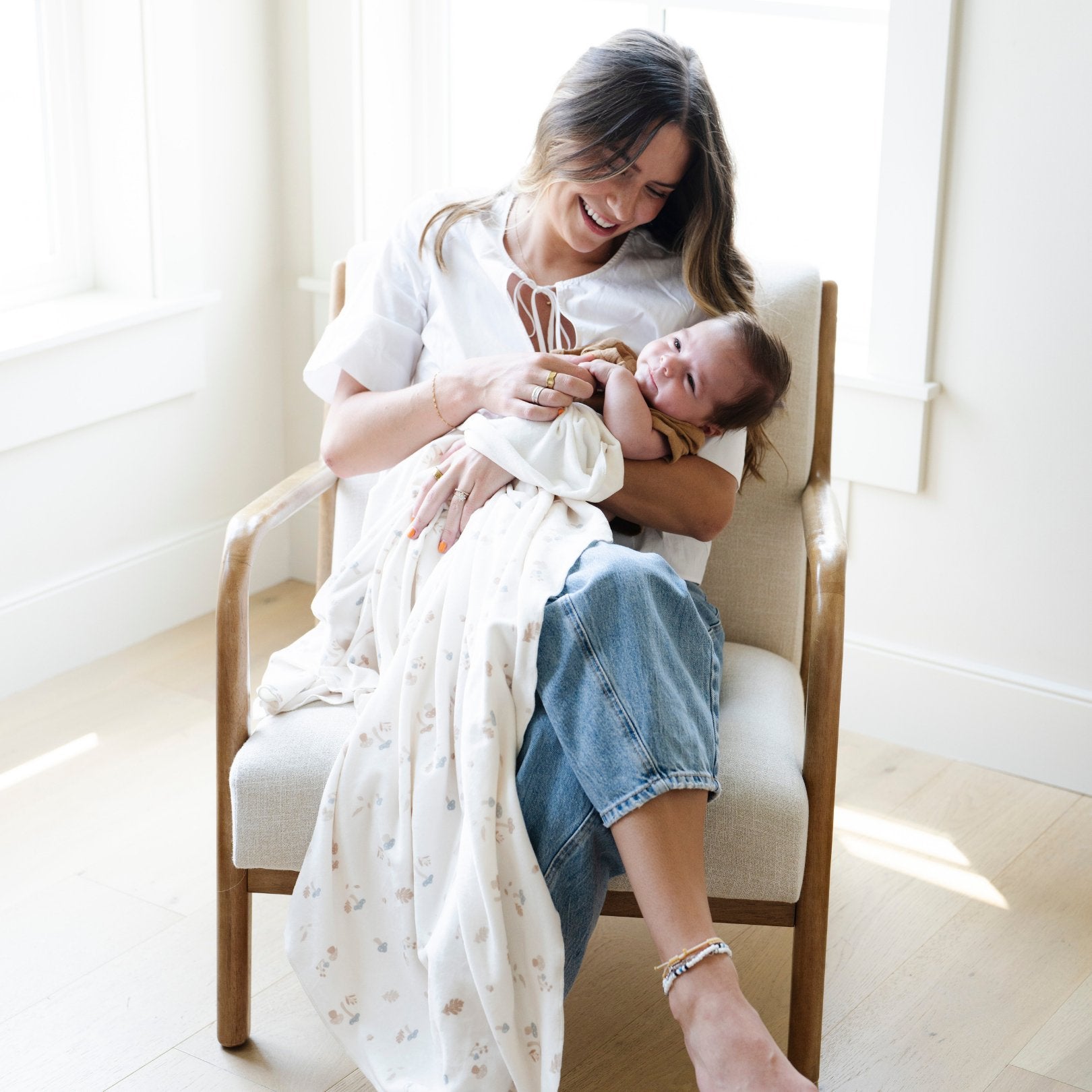 Minky Stretch Luxe Swaddle/blanket