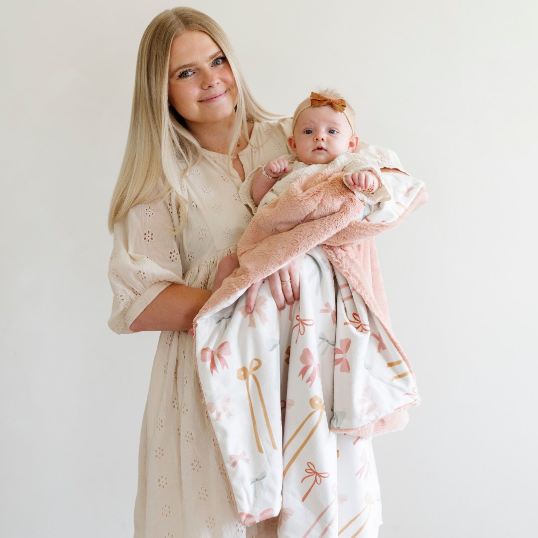 Minky/lush Receiving Blankets