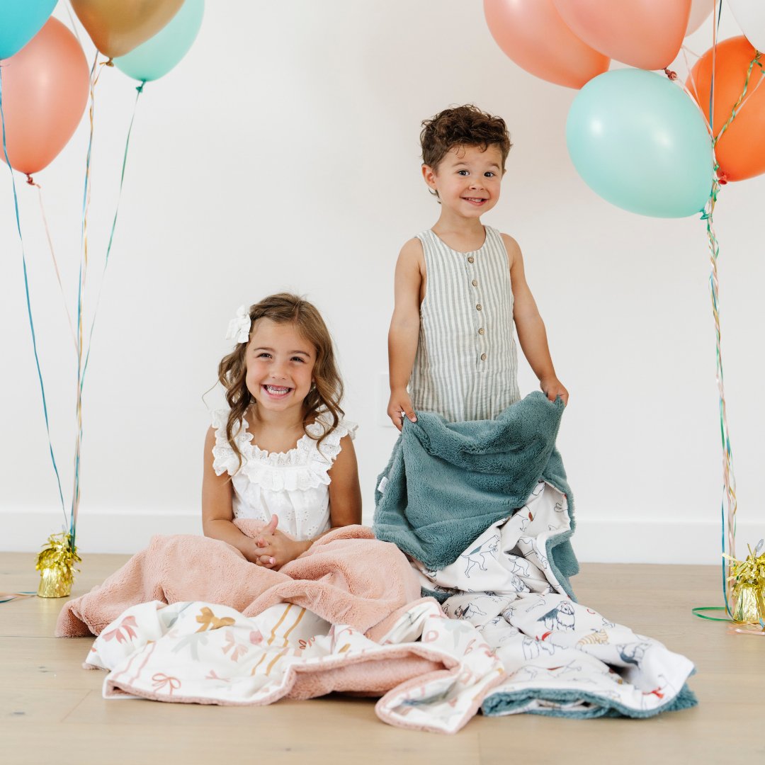 Minky/lush Toddler Blankets