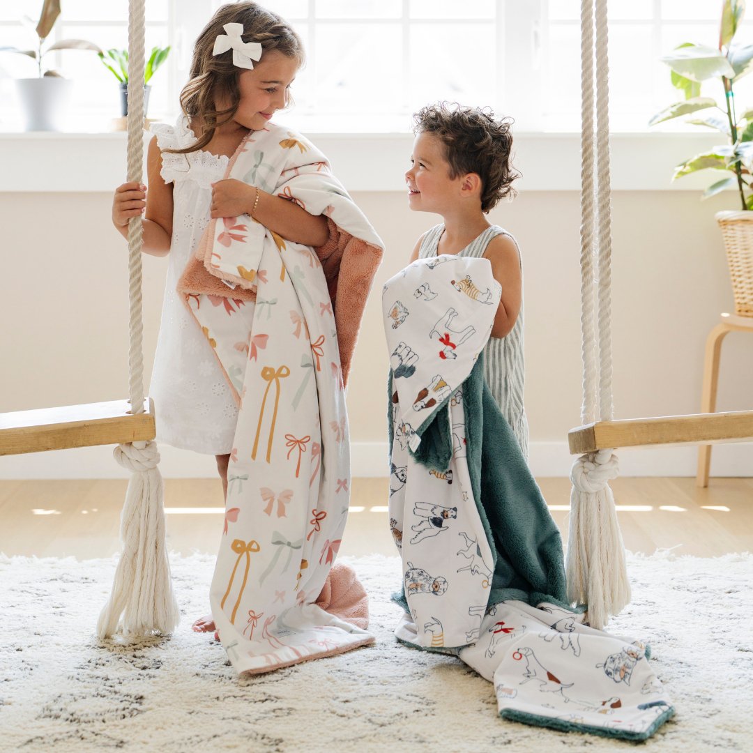 Minky/lush Toddler Blankets