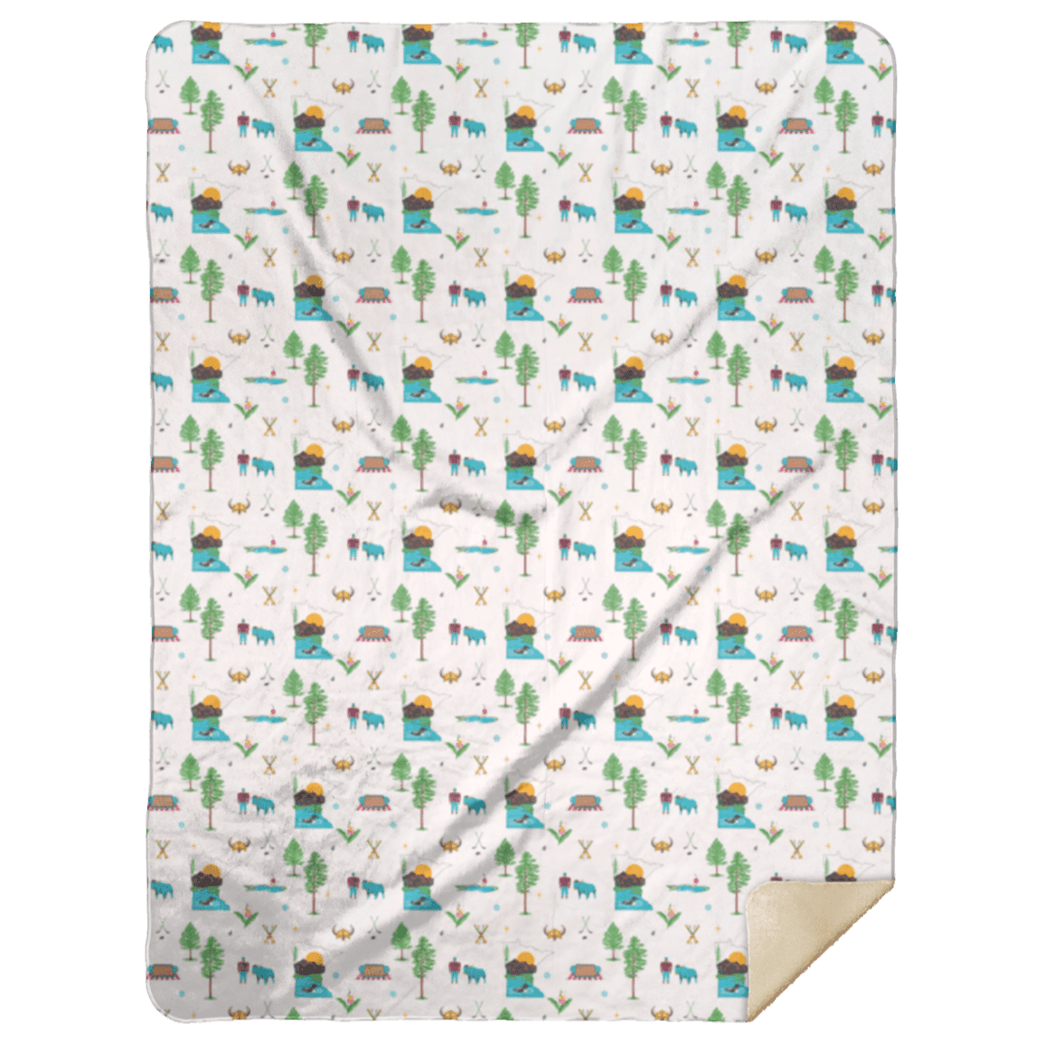 Minnesota Plush Throw Blanket 60x80