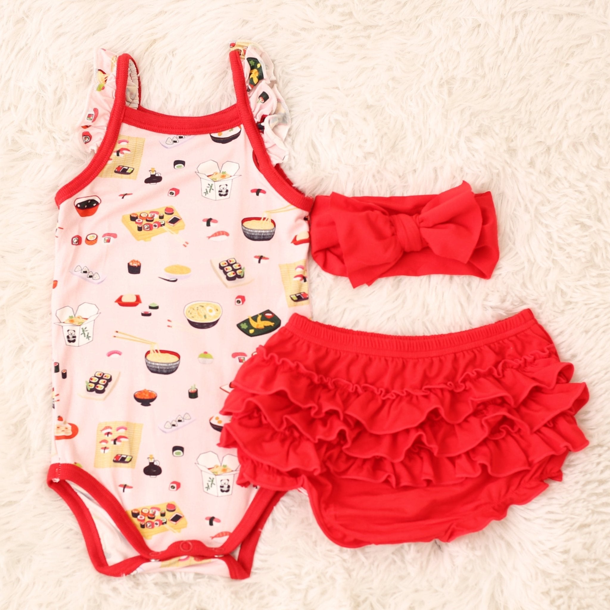 Miso Cute Ruffle Bloomer Set